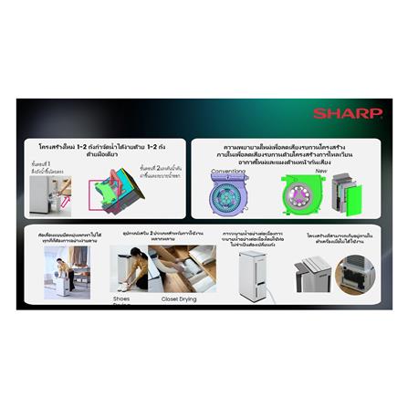 เครื่องขจัดความชื้น SHARP DW-T30FB-H 4.5 ลิตร สีดำ_7