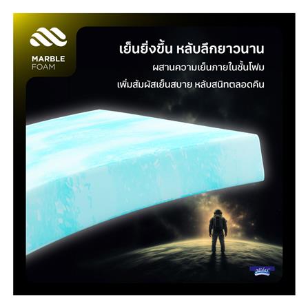 ที่นอน 6 ฟุต MIDAS LUMA LITE พร้อมหมอนหนุน 2 ใบ_5