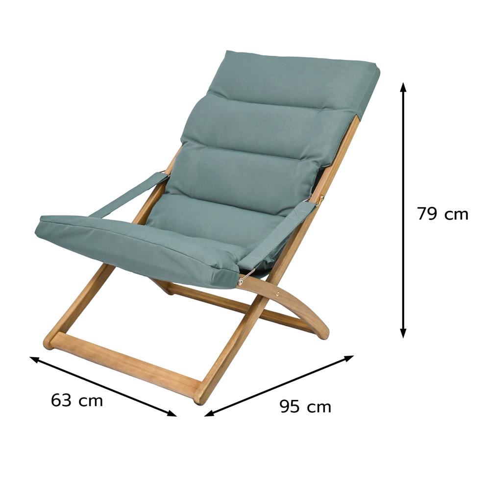เก้าอี้พักผ่อน FURDINI SIMPLE สีเขียว
