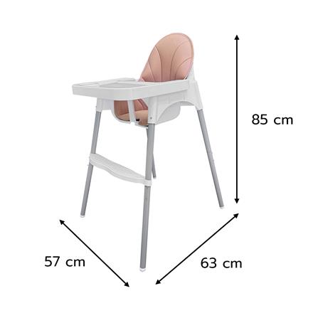 เก้าอี้อาหารเด็ก FURDINI KIDIE สีน้ำตาล_7