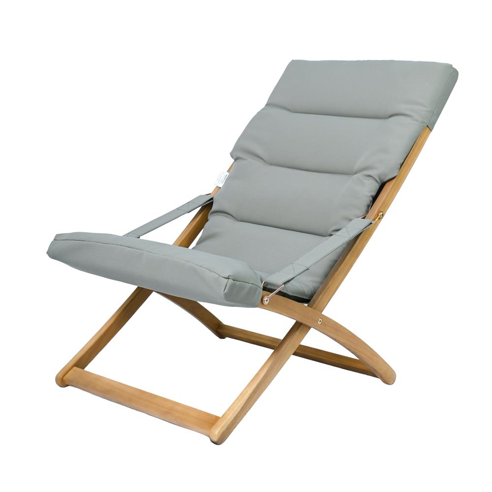 เก้าอี้พักผ่อนพับได้ FURDINI SIMPLE สีเทา_1