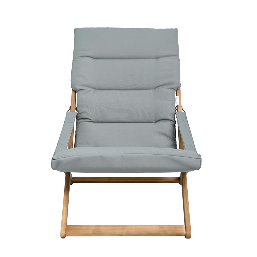 เก้าอี้พักผ่อนพับได้ FURDINI SIMPLE สีเทา