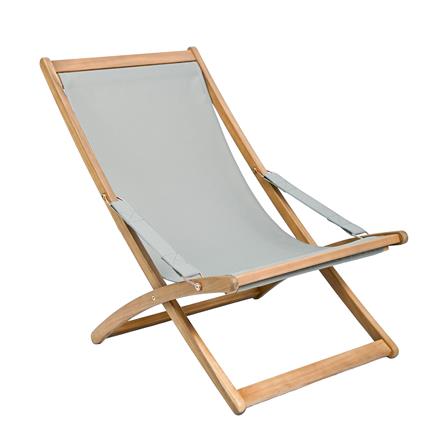 เก้าอี้พักผ่อนพับได้ FURDINI SIMPLE สีเทา_6