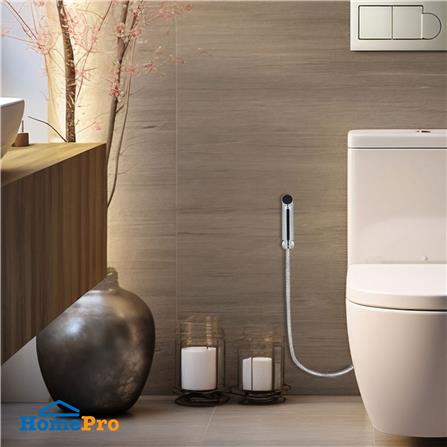 สายฉีดชำระครบชุด HONS RS9001 สีโครม_2