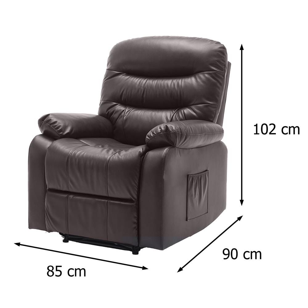 RECLINER FURDINI DELUXE สีน้ำตาล