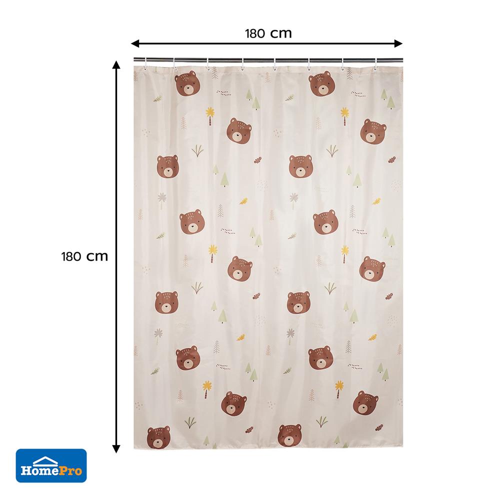 ม่านห้องน้ำ POLYESTER MOYA ACS25074A 180x180 ซม.