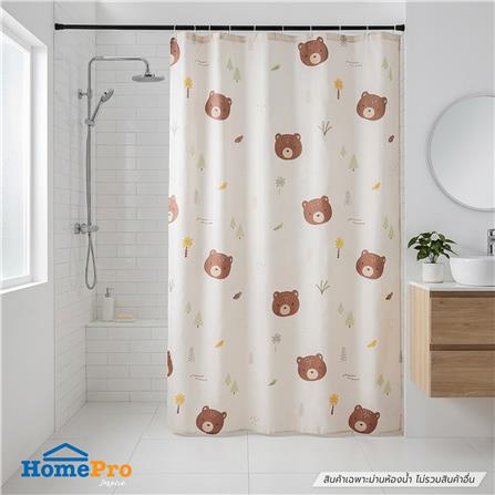 ม่านห้องน้ำ POLYESTER MOYA ACS25074A 180x180 ซม._4