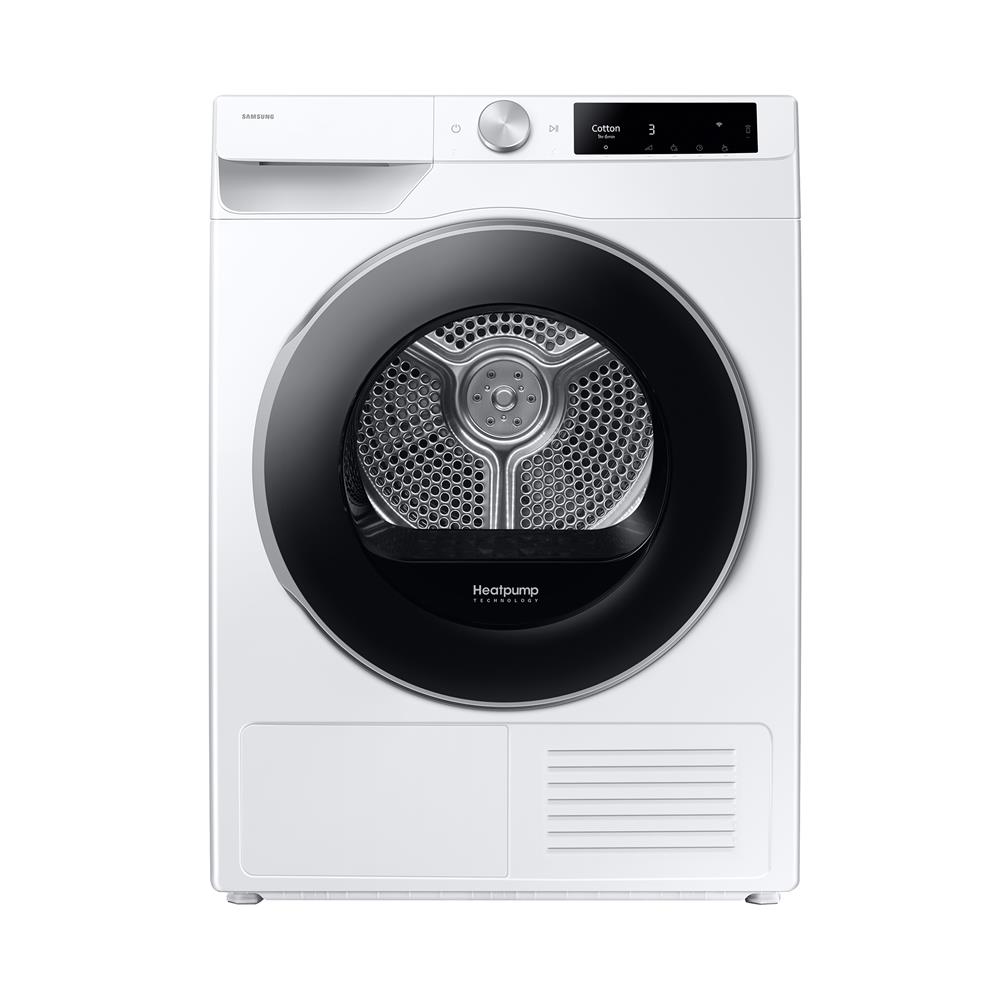 เครื่องอบผ้าฝาหน้า SAMSUNG DV90T6240LE/ST 9 กก. HEAT PUMP สีขาว