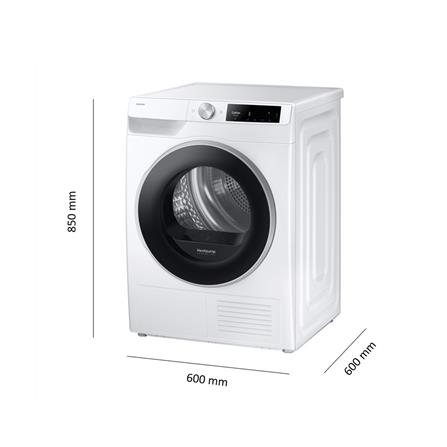 เครื่องอบผ้าฝาหน้า SAMSUNG DV90T6240LE/ST 9 กก. HEAT PUMP สีขาว_4