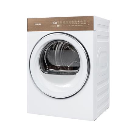เครื่องอบผ้าฝาหน้า TOSHIBA TD-T37BS90HWT(WT) 8 กก. HEAT PUMP สีขาว_1