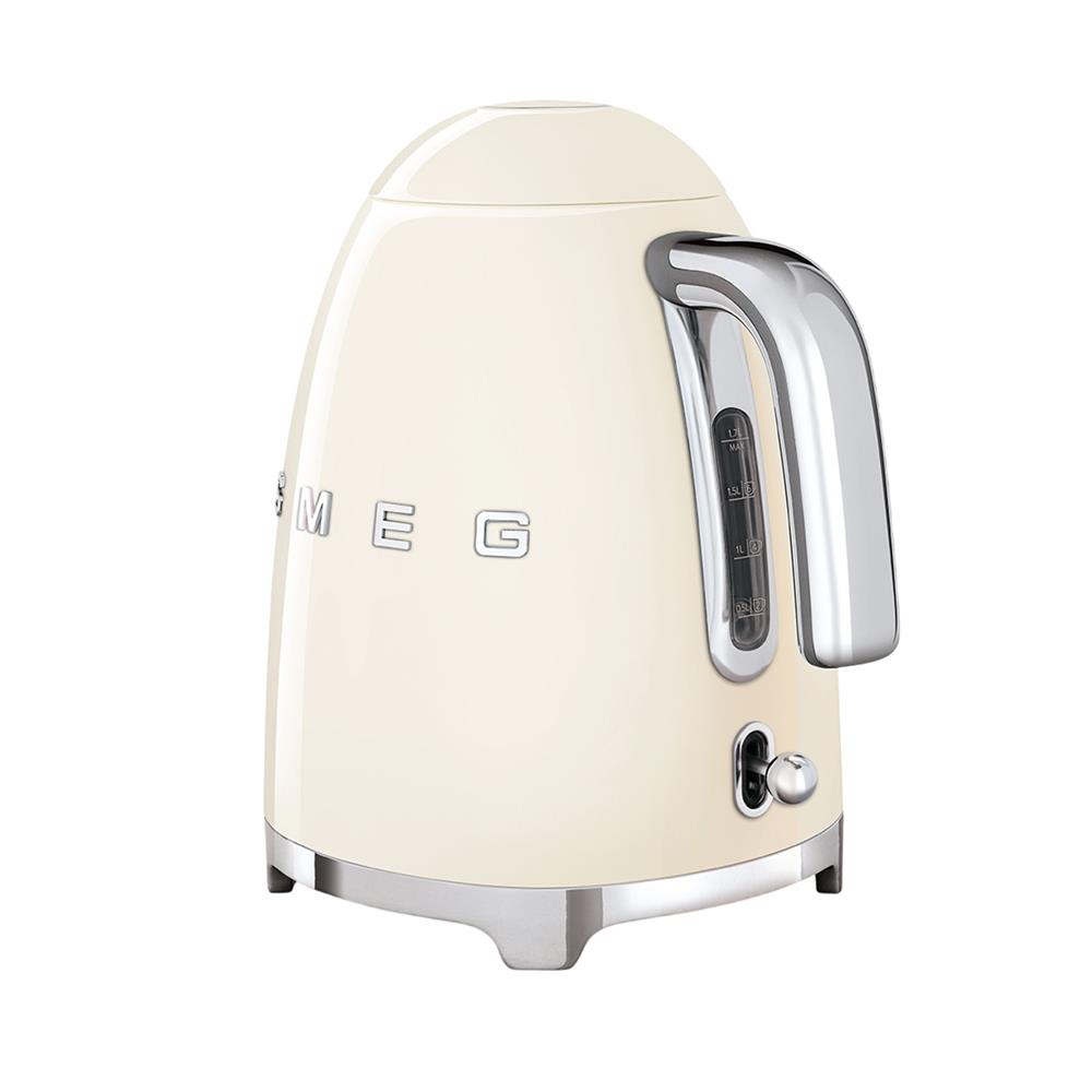 ชุดเซ็ตกาต้มน้ำและเครื่องปิ้งขนมปัง SMEG KLF03CREU+TSF01CREU สีครีม
