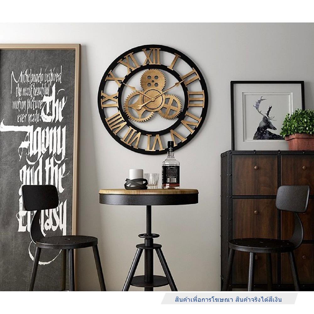 นาฬิกาแขวน INTERY C1038C012_10 19.68 นิ้ว สีเงิน