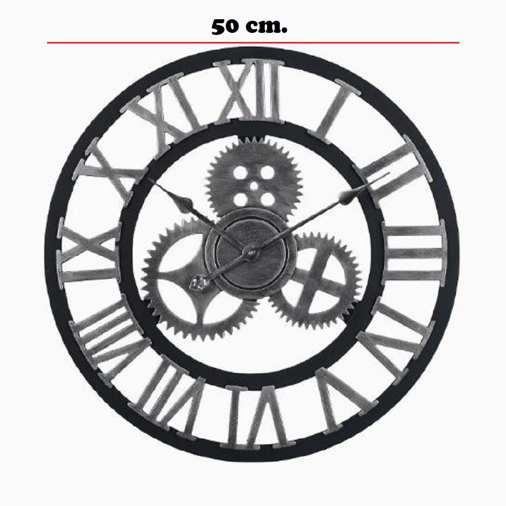 นาฬิกาแขวน INTERY C1038C012_10 19.68 นิ้ว สีเงิน