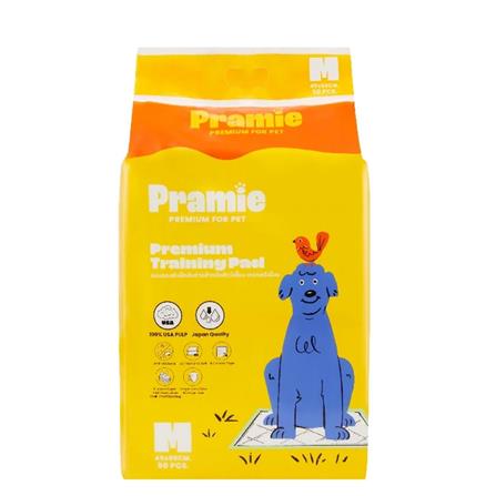แผ่นรองซับ PRAMIE PAD SIZE M สีขาว (50 แผ่น)_0