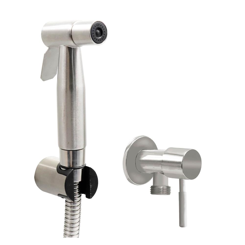 สายฉีดชำระครบชุด HONS RS-S01 สีสเตนเลส