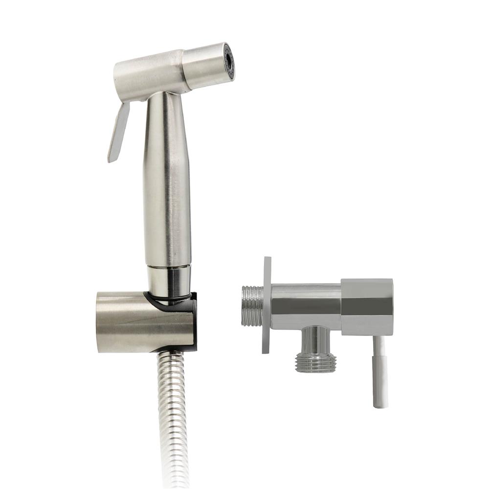 ชุดสายฉีดชำระพร้อมสต๊อปวาล์ว HONS RS-S01 สเตนเลส