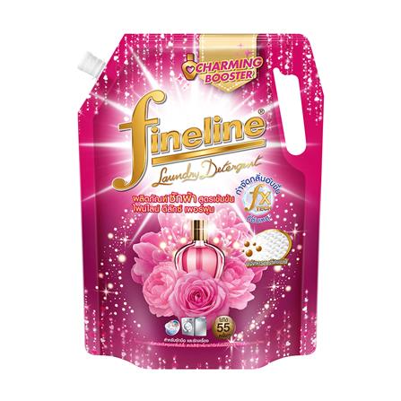 น้ำยาซักผ้าสูตรเข้มข้น FINELINE DELUXE PERFUME 1.25 ลิตร สีชมพู_0