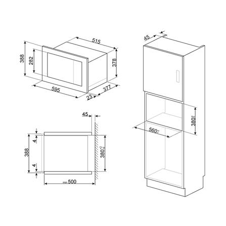 ไมโครเวฟฝัง+เตาอบฝัง SMEG FMI425X+SF6301TVX_2
