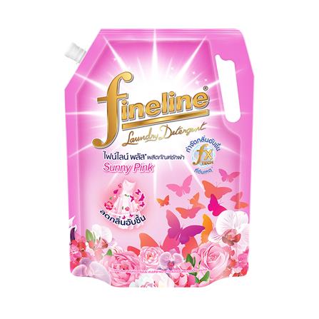 น้ำยาซักผ้า FINELINE PLUS 1.25 ลิตร กลิ่นซันนี่ พิ้งค์_0