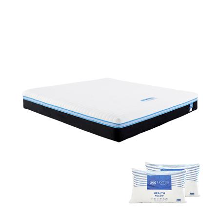 ที่นอน 6 ฟุต LOTUS ICELAND พร้อมหมอนหนุน 2 ใบ_0
