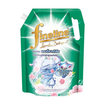 น้ำยาซักผ้าสูตรเข้มข้น FINELINE แอนตี้แบคทีเรีย 1.25 ลิตร สีเขียว_0