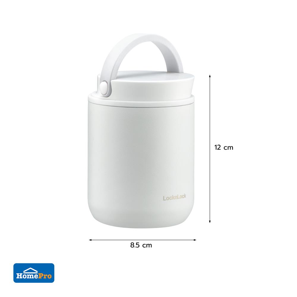 กระติกสุญญากาศ LOCKNLOCK METRO 300 มล. สีขาว