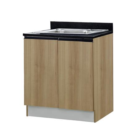 ตู้ตั้งพื้นท็อปซิงค์ TSS B SANKI THE KITCHEN PRO 61.5 ซม. สีคาปูชิโน_1