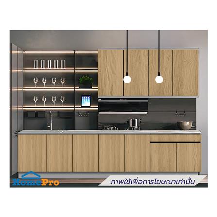 ตู้ตั้งพื้นท็อปซิงค์+ถังขยะ TSS W SANKI THE KITCHEN PRO 101.5 ซม. สีคาปูชิโน_0