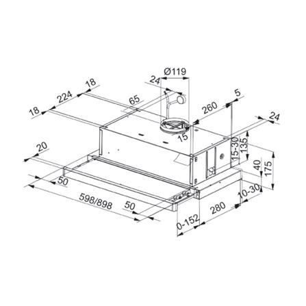 เครื่องดูดควันมาตรฐาน FRANKE FTC912 XS LED 90 ซม._2