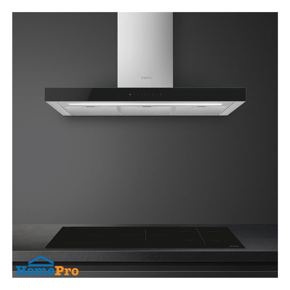 เตาฝัง+เครื่องดูดควัน SMEG SI1M7643B+KBT9L4VN