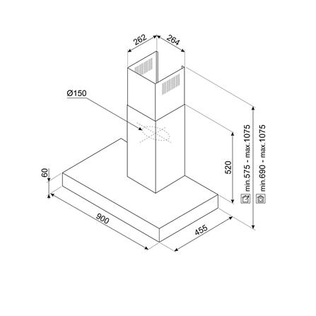 เตาฝัง+เครื่องดูดควัน SMEG SI1M7643B+KBT9L4VN_5