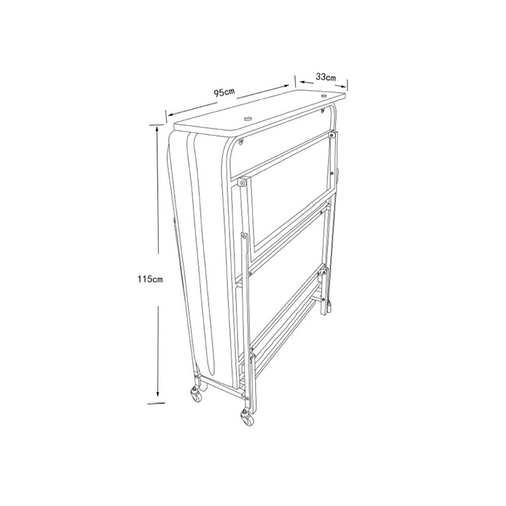 เตียงพับพร้อม TOPPER HOME LIVING STYLE 95x195 ซม. สี CASEY