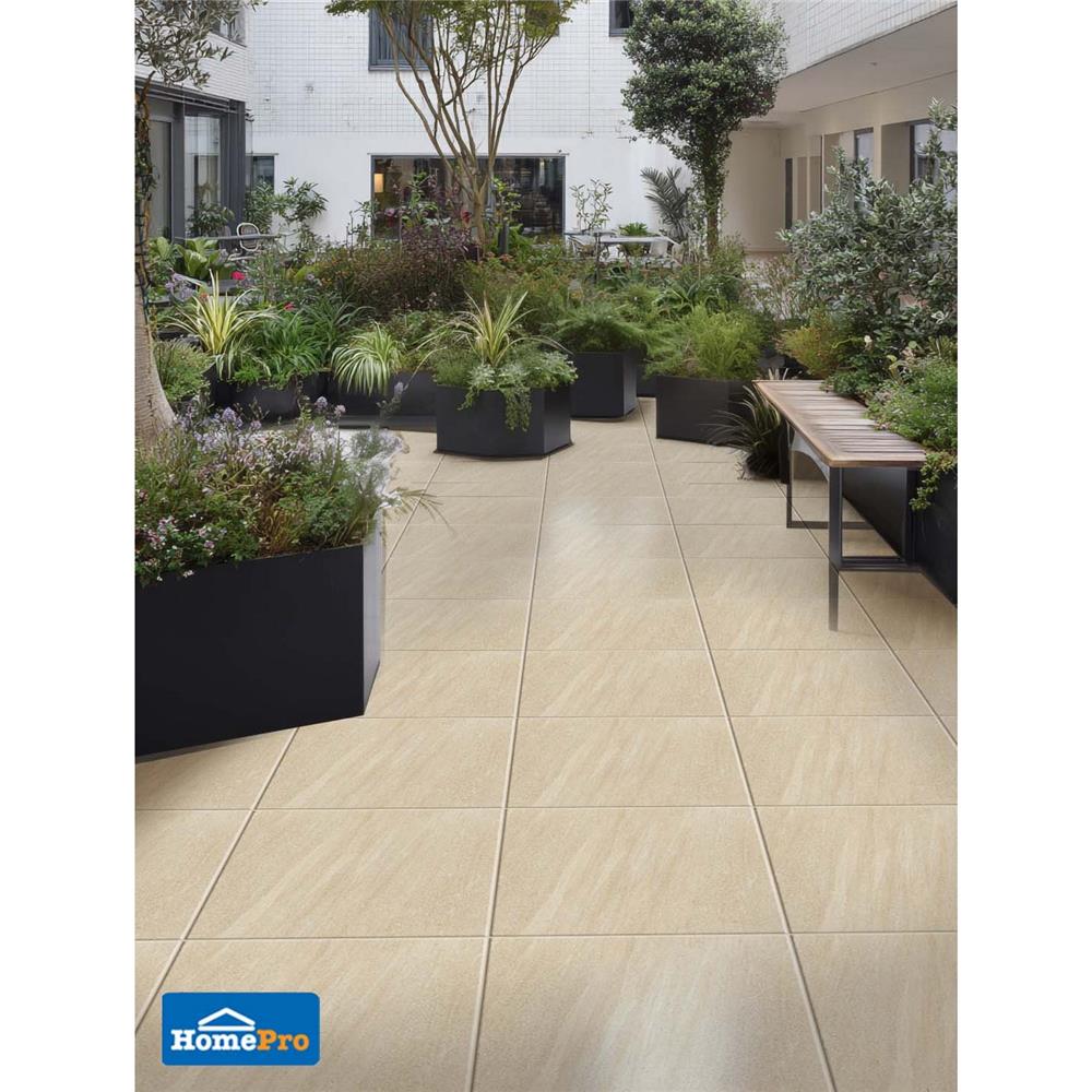 กระเบื้องพื้น 50x50 ซม. TARA สโตนบลาสด์ เบจ A 1 ตร.ม.