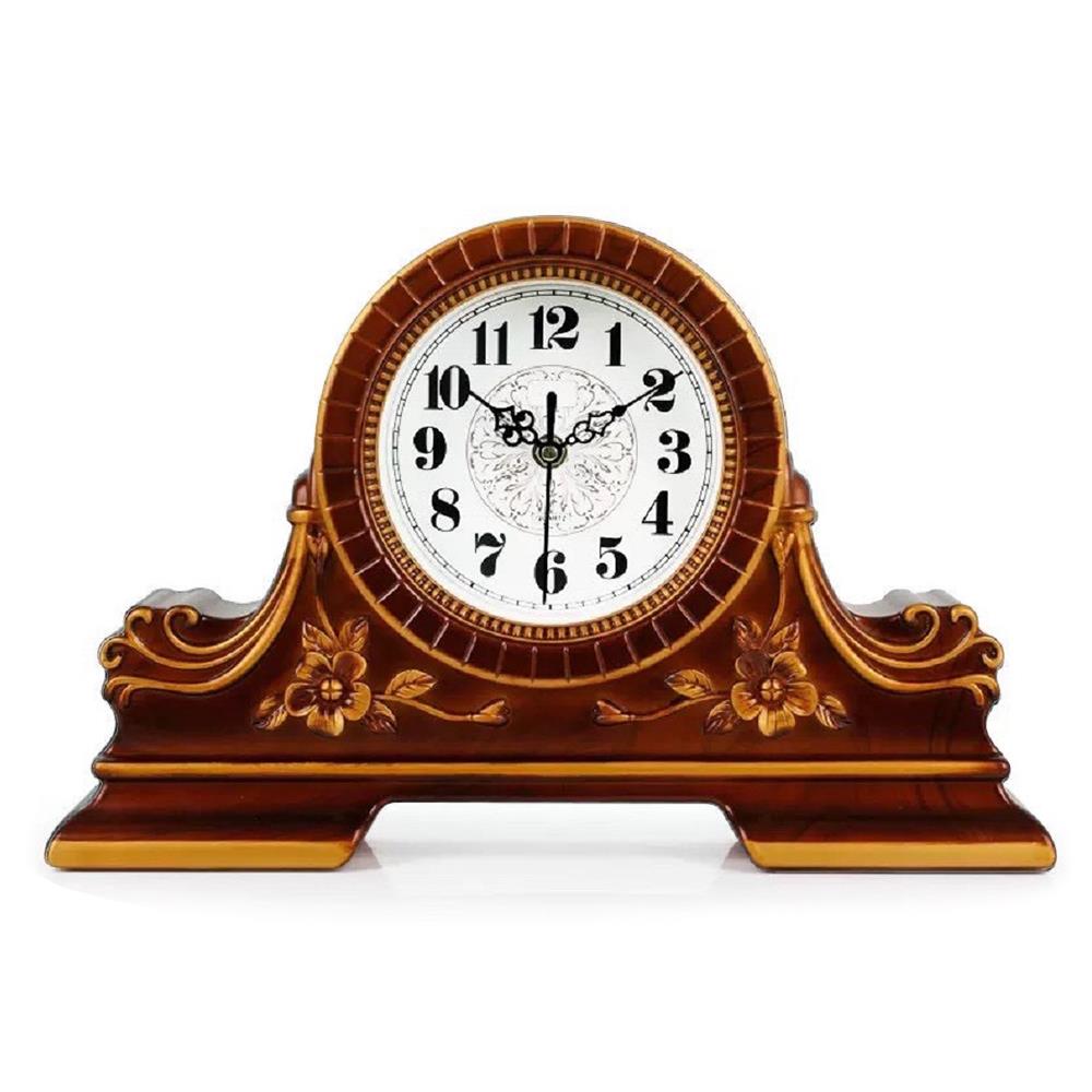 นาฬิกาตั้งโต๊ะ INTERY CT027C009_12 14.9X9.8 นิ้ว สีน้ำตาลอ่อน_1