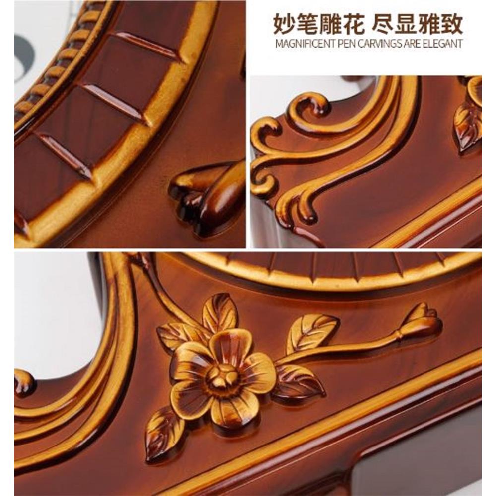 นาฬิกาตั้งโต๊ะ INTERY CT027C009_12 14.9X9.8 นิ้ว สีน้ำตาลอ่อน