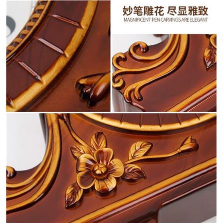 นาฬิกาตั้งโต๊ะ INTERY CT027C009_12 14.9X9.8 นิ้ว สีน้ำตาลอ่อน_2