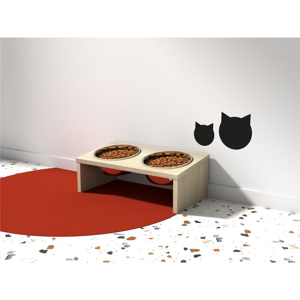 ชุดชามข้าวสัตว์เลี้ยง LUVORA CATASS08W