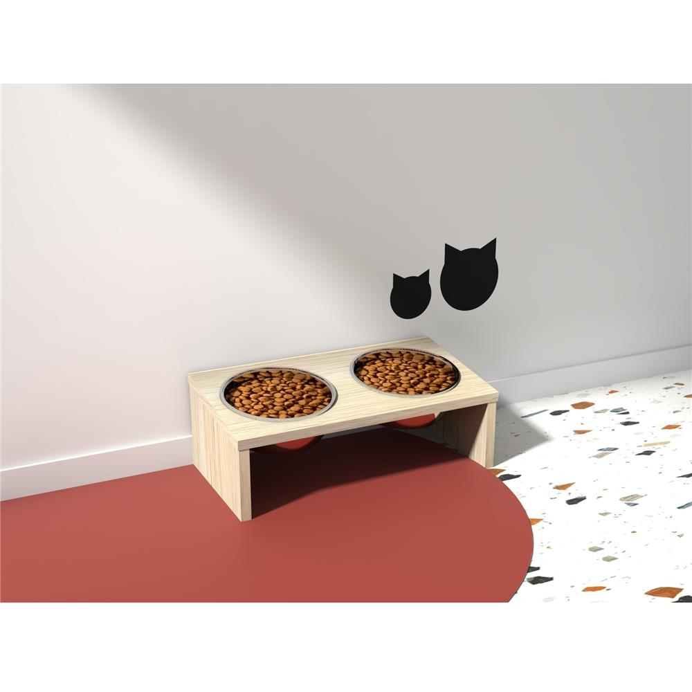 ชุดชามข้าวสัตว์เลี้ยง LUVORA CATASS08W