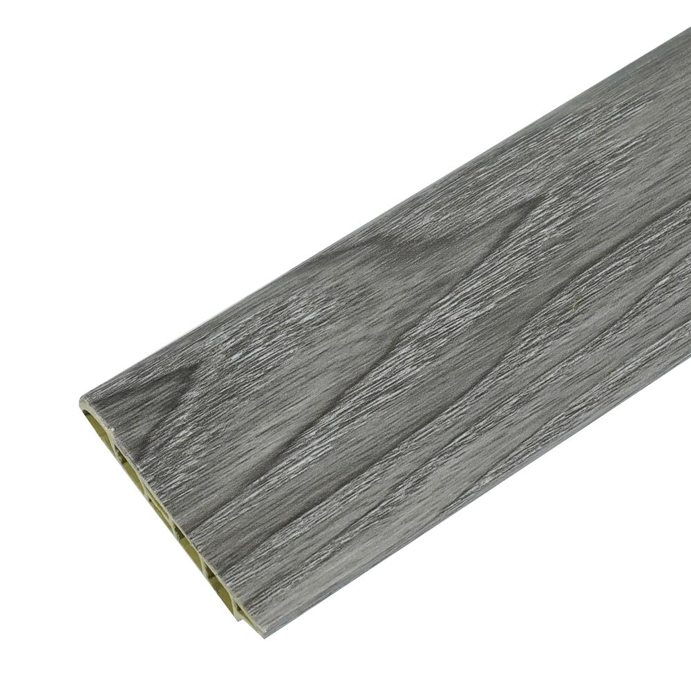 บัวพื้น PVC TARA 6x200x1.2 ซม. สีเทาเข้ม