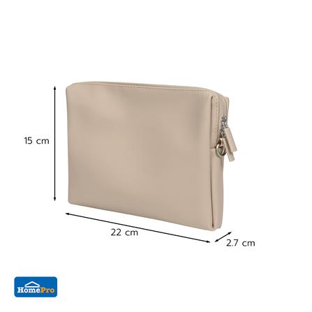 กระเป๋าจัดเก็บของ AVENTRA KINTO 22x15x2.7 ซม. สีเบจ_6
