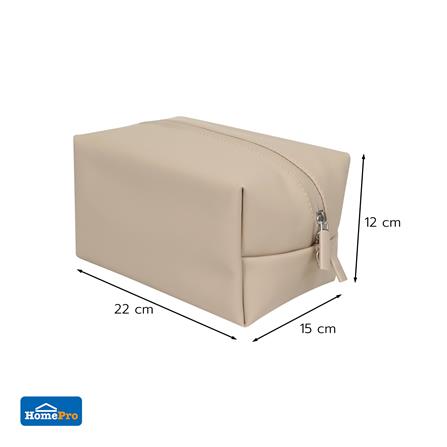 กระเป๋าจัดระเบียบ AVENTRA KINTO 22x15x12 ซม. สีเบจ_7