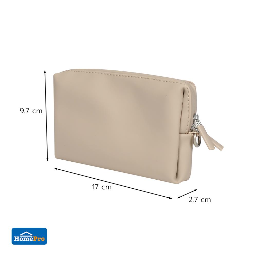 กระเป๋าจัดเก็บของ AVENTRA KINTO 17x9.7x2.7 ซม. สีเบจ