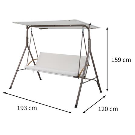 ชิงช้า 3 ที่นั่ง SPRING TOMMY สีเบจ_7