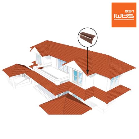 ครอบปิดชาย ตราเพชร CT เวนิส 19x34 ซม. สีน้ำตาลกอนโดล่า_1