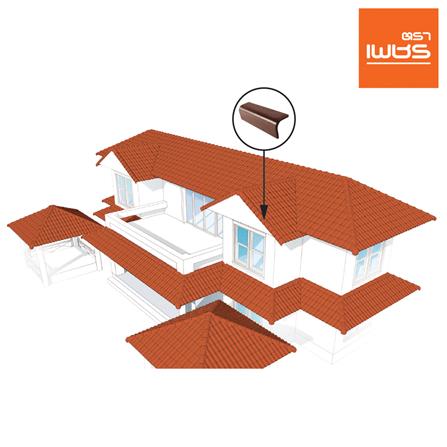 ครอบข้าง ตราเพชร CT เวนิส 20x42 ซม. สีน้ำตาลกอนโดล่า_1