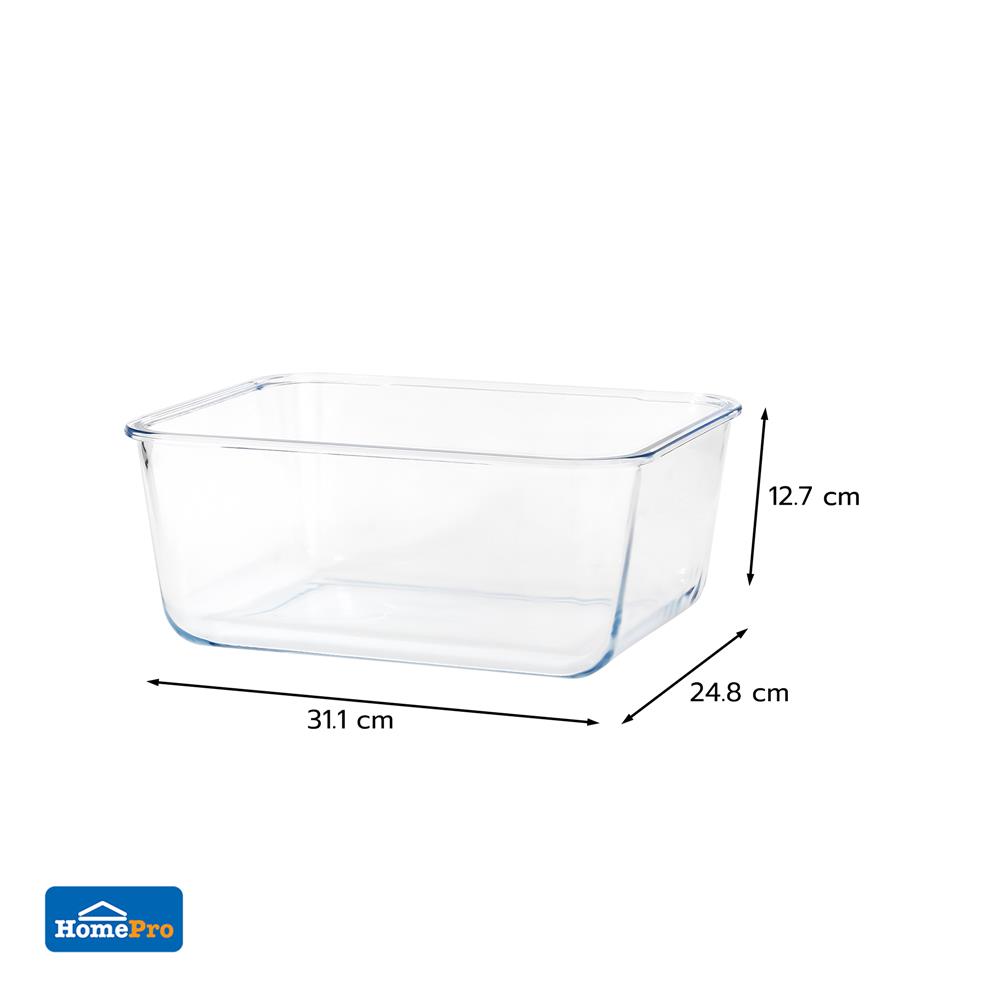 ชามแก้วเหลี่ยม KECH 6500 มล.