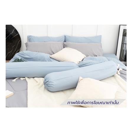 ชุดผ้าปูที่นอน 6 ฟุต (ชุด 6 ชิ้น) SANTA BEDDING สี LIGHT BLUE/LITGT GREY_1