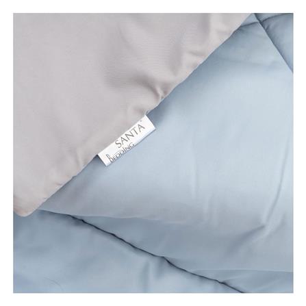 ชุดผ้าปูที่นอน 6 ฟุต (ชุด 6 ชิ้น) SANTA BEDDING สี LIGHT BLUE/LITGT GREY_7