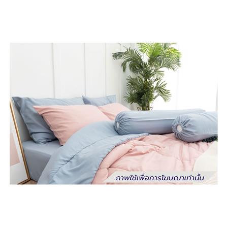 ชุดผ้าปูที่นอน 6 ฟุต (ชุด 6 ชิ้น) SANTA BEDDING สี LIGHTBLUE/PINK_2