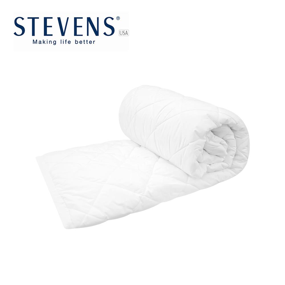 ผ้ารองกันเปื้อน รัดมุมเต็มตัว TWIN SIZE STEVENS สี WHITE